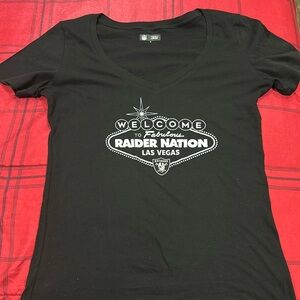 Women’s raiders v neck shirt